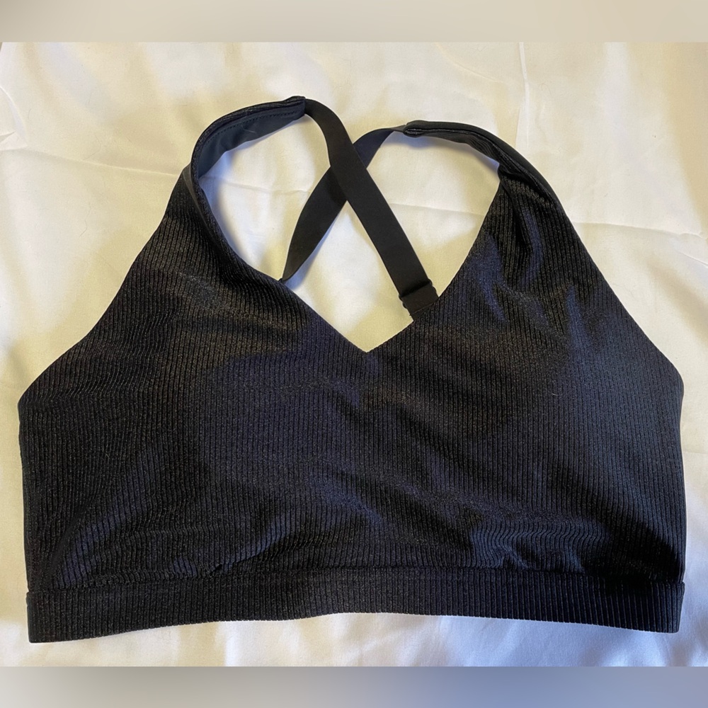 American Eagle Black Sports Bra XXL